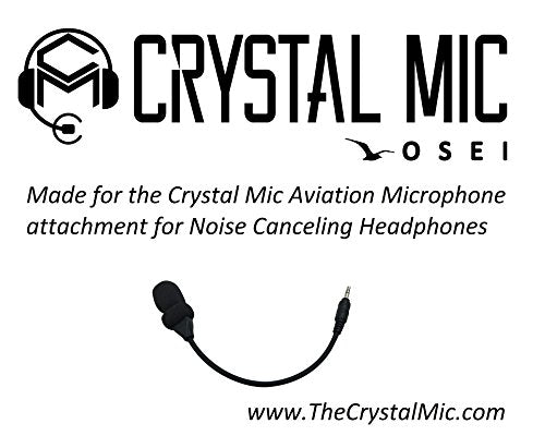 Replacement aviation microphone windscreens for Bose, Lightspeed, David Clark, Crystal Mic (Two (2) Pack Standard Model)