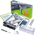 WORKDONE 3.5 inch Drive Caddy with 2.5 inch HDD Adapter - Compatible for Dell PowerEdge Servers - T360 R760 R640 R540 R440 R340 R550 R450 R650xs