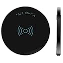 Rnds Fast Charge Wireless Charging Pad for Apple iPhone (8, Plus, X, XR, XS, Max), Samsung Galaxy (S9, Plus, S8, Plus, Note), LG and Other Qi Enabled
