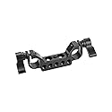 SZRIG 15mm Rail Rod Clamp with 1/4"-20 Thread Black Knob for DLSR Camera Rig Cage Baseplate Photo Studio