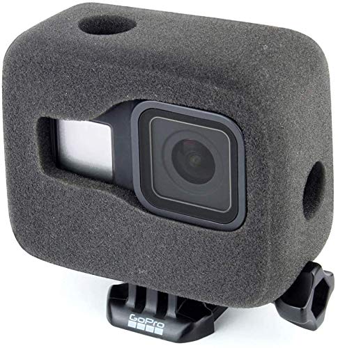 WH1916 Windscreen Foam + Lens & LCD Glass Screen Protector Film + Lens Cap Compatible for GoPro Hero 8 (Black Only) Action Camera (6 Pack)