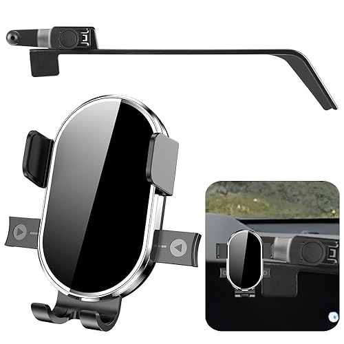 YEGZA Car Phone Holder for Kia NIRO 2023 2024 2025 Auto Accessories Navigation Screen Bracket Interior Decoration Dashboard Cell Mobile Phone Mount