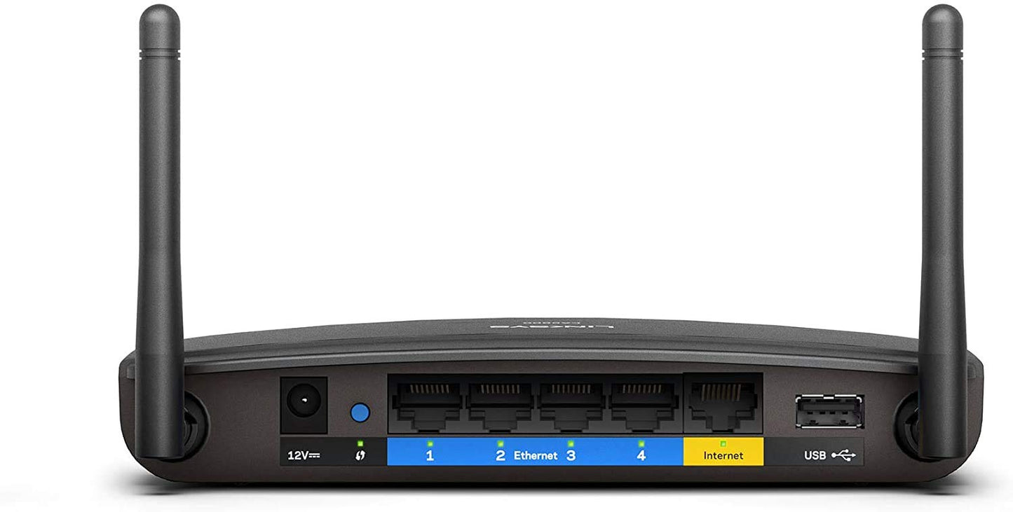 Linksys EA5800 AC1000 Dual-Band Smart Wi-Fi Router with Fast Ethernet Ports & USB 2.0 Port, Smart Wi-Fi App Enabled to Control Your Network from