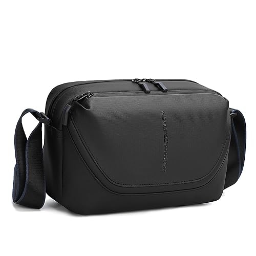 peacechaos Small Camera Sling Bag for Mirrorless & Compact DSLR - Lightweight Waterproof Crossbody Camera Bag with Tripod Holder, Adjustable Strap