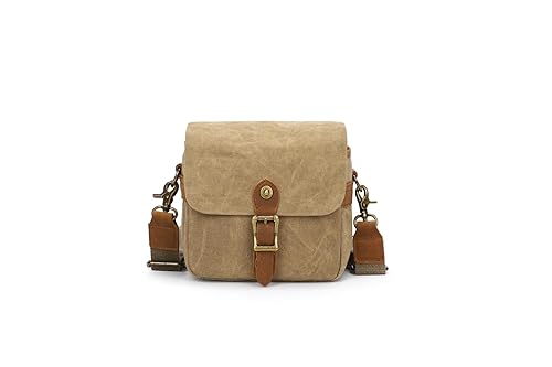 peacechaos Vintage DSLR/SLR Camera Bag - Protective Case for Camera and Lens - Sling Shoulder Bag for Photography