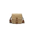 peacechaos Vintage DSLR/SLR Camera Bag - Protective Case for Camera and Lens - Sling Shoulder Bag for Photography