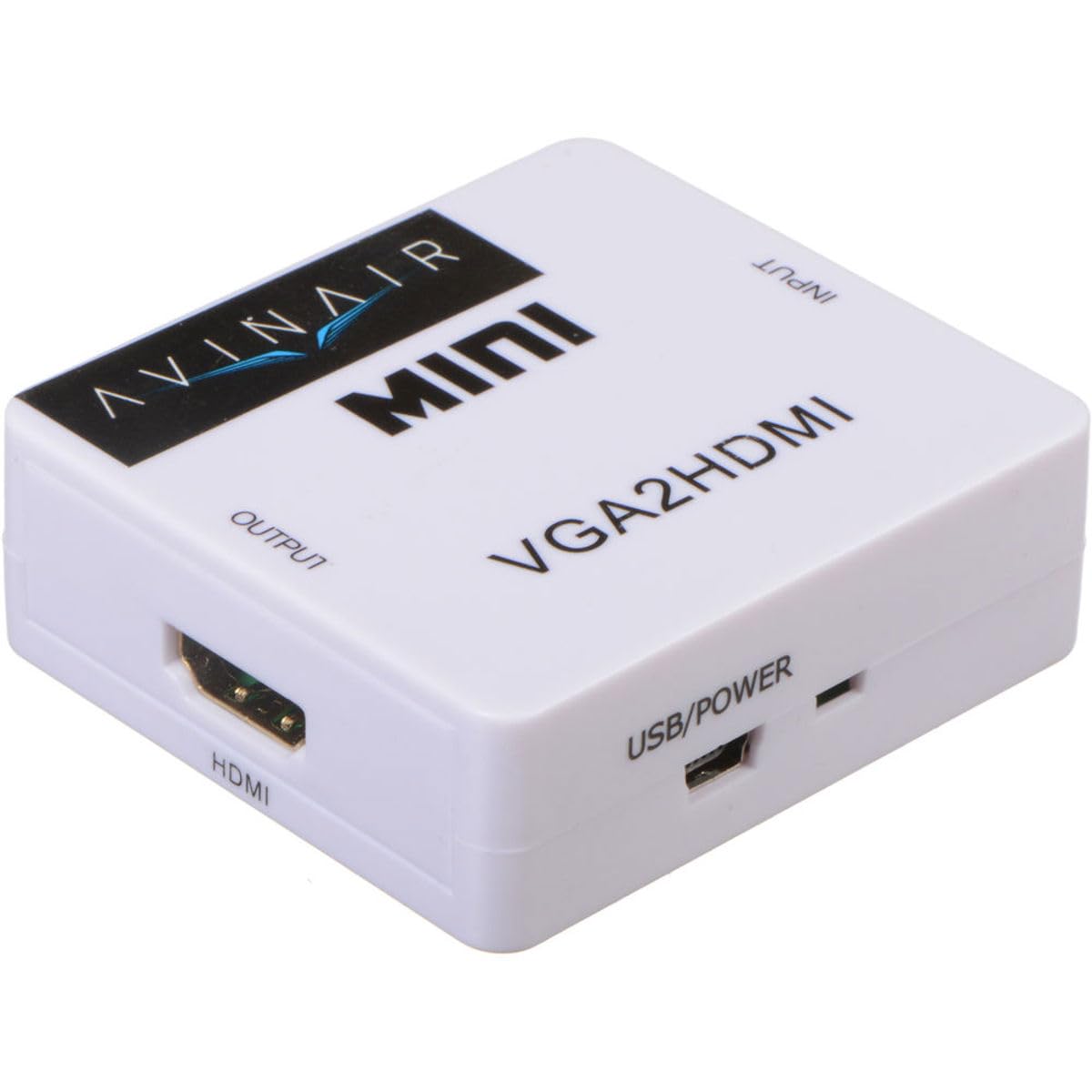 AVInAir Mini VGA to HDMI Converter (Plastic Case), White (AV-SF-VGH101B)