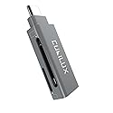 Cubilux 2-in-1 USB Type C SD Card Reader, Micro SD Adapter for TF, Thunderbolt 4/3 Memory Card Compatible with iPhone 15+/15 Pro Max, iPad 10 iPad