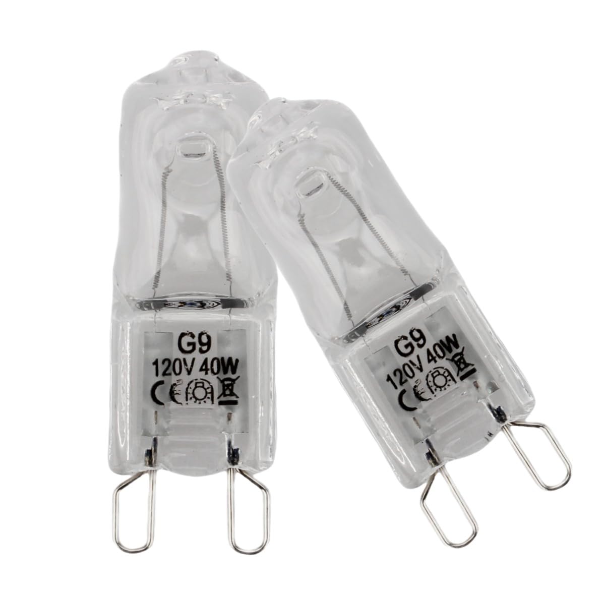 (2 PCS) WB25T10102 Lamp Halogen Bulb G9 fits for GE Electrolux Kenmore Range/Stove/Oven Light Bulb -Replace 318946400 3025992 WB08T10045 WPW10571723