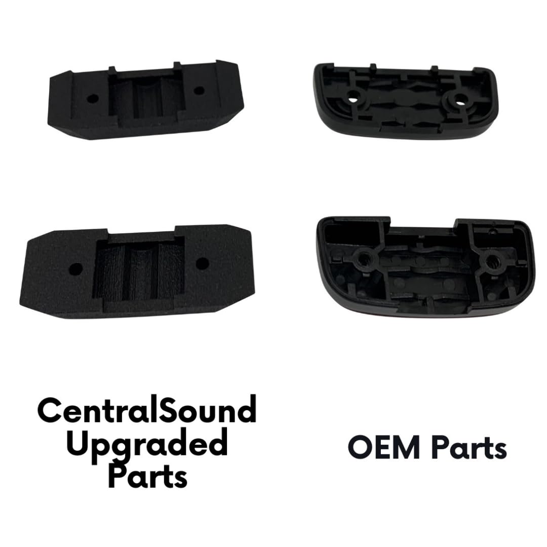 CentralSound Replacement Slider Side Cover Black Parts for Beyerdynamic Headphones DT770 DT 770PRO DT 770PROHT DT880 DT880 PRO DT880PROHT DT990 DT990
