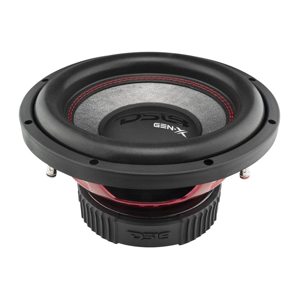 DS18 GEN-X104D Subwoofer in Black - 4 Layer Black Aluminum Voice Coil, 10", 800W Max Power, 400W RMS, Dual 4 Ohms, DVC - Powerful Car Audio Bass