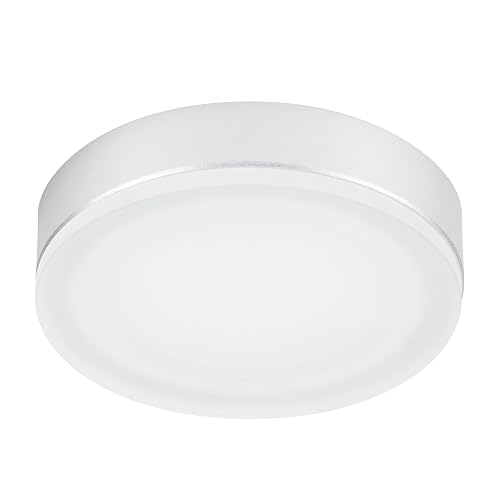 Armacost Lighting EdgeVue 12V Under Cabinet LED Puck Light, 3000K Soft-White Light, 2.75 Inch, Aluminum Silver Finish - 223120