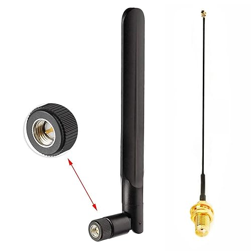 9dBi Outdoor 4G LTE Antenna SMA Male Omnidirectional Cellular Trail Game Camera Antenna with 15cm ipx RF 1.13 Extension Cable