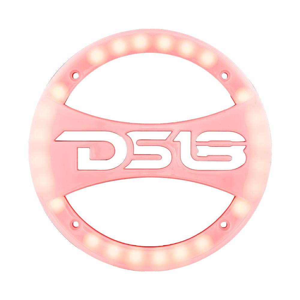 DS18 PRO-GRILL8LGO Grill Speaker Cover Built in RGB Light - 8-Inch, Uv Coating, Scratch Resistant, Protect and Cover Your Speakers (Single)