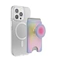 PopSockets Phone Wallet with Expanding Grip and Adapter Ring for MagSafe®, Phone Card Holder, Wireless Charging Compatible, Wallet Compatible