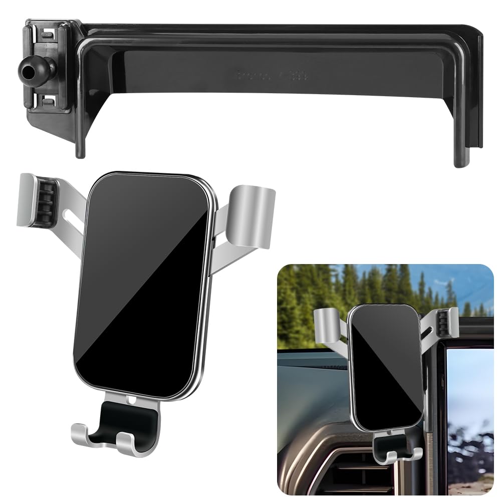 LUNQIN Car Phone Holder for Ford Bronco Sport 2021 2022 2023 2024 SUV Auto Interior Accessories Best Cell Phones Mount Cellphone Mobile Cradle