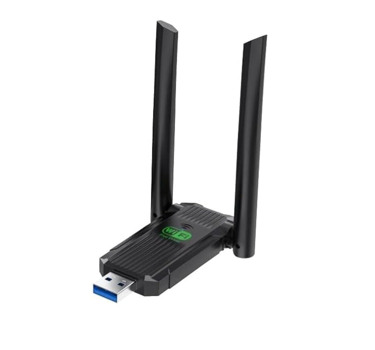 USB WiFi Adapter,1300Mbps WiFi USB 3.0 Dual Band 5G/2.4G, Dual 2dBi Antennas, Supports Windows11/10/8.1/8/7, Wireless Adapter for Desktop Computer