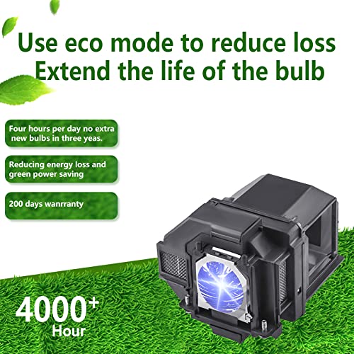 LBTbate Suitable for ELPLP96 Replacement Projector Bulb for Epson Powerlite Home Cinema 2150 1060 660 760hd 2100 X39 W39 S39 109W VS250 VS350 VS355