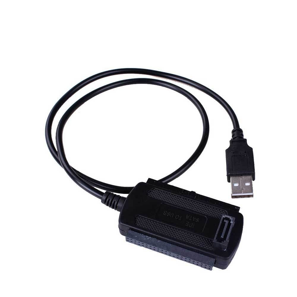 BUBUCAM USB 2.0 to IDE SATA Adapter Converter Cable for 2.5 3.5 Inch Hard Drive Drives HDDs SSDs IDE and SATA Adapter Cable