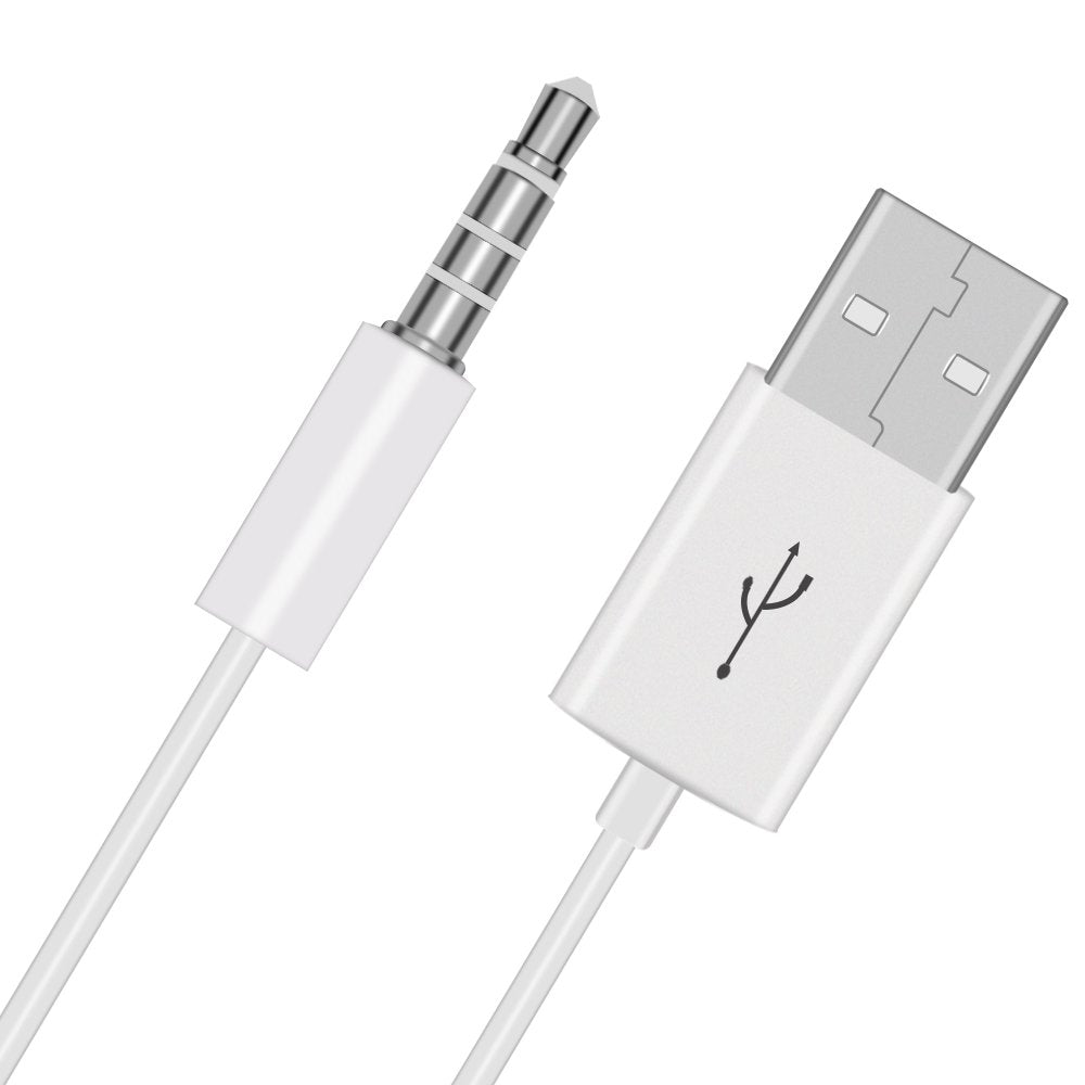 3.5mm Replacement USB Charger Cable Cord For Beats By Dre Studio Wireless headphones(White)