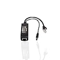 POE Splitter,COOSO Passive POE Splitter 48V to 12V Compatible with Most Switches POE and All Web Cameras