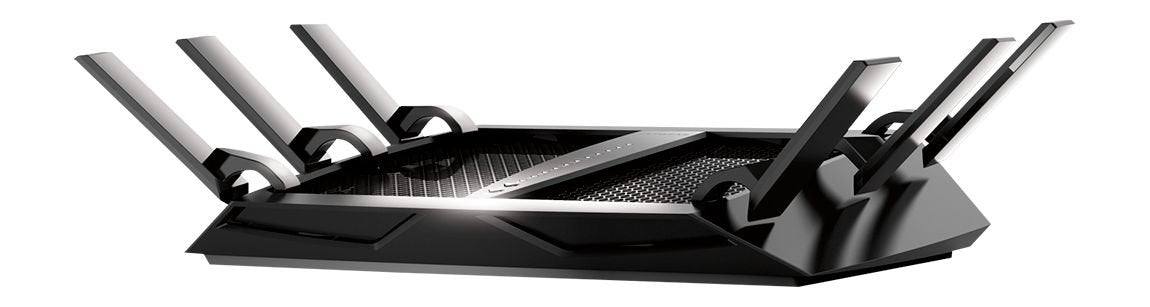 NETGEAR Nighthawk X6 Smart Wi-Fi Router (R8000) - AC3200 Tri-Band Wireless Speed (Up to 3200 Mbps) | Up to 3500 Sq Ft Coverage & 50 Devices | 4 x 1G
