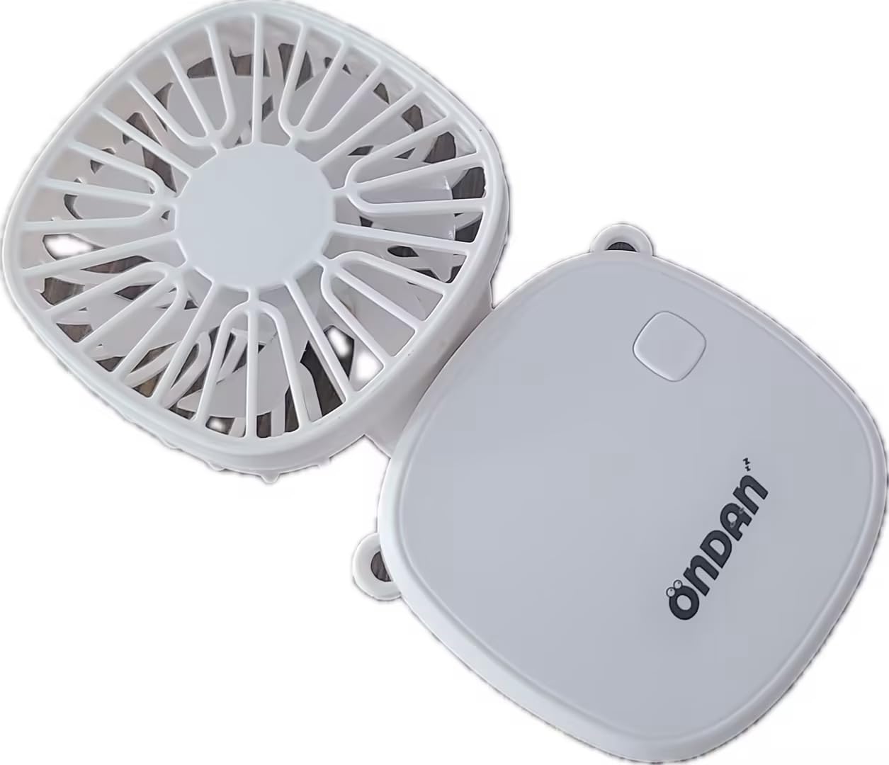 ONDAN Electric Portable Fan to Bring You a Cool Experience in Hot Summer, Elegant White