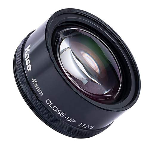 KASE MC Close up +2 Add On Macro Lens 49mm w 62mm & 67mm Step Down Adapters