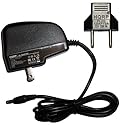 HQRP AC Adapter Compatible with Casio KL70 / KL-70 / KL100 / KL-100 / KL300 / KL-300 Label Printer Power Supply Cord Plus HQRP Euro Plug Adapter