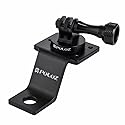 PULUZ Motorcycle Mirror/Pinch Bolt Mount Fixed Metal Bike Holder Mount for DJI Osmo Action/GoPro Hero 7 / Hero 6 / Hero 5 Hero 4 Session Xiaoyi MiJia