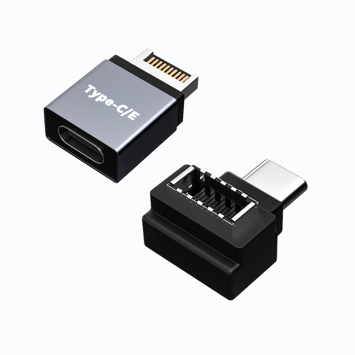 Rgzhihuifz USB 3.1 Type-E to Type-C Extension Adapter, Gen 2 (10 Gbit/s) Male to Female Port and Internal Cable