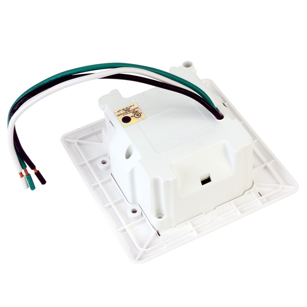 Element-Hz Power Series in-Wall Surge Protector w/Recessed Dual Outlet, 1080 Joules