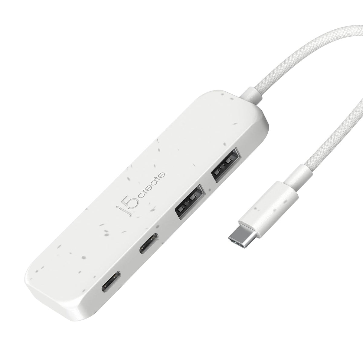 j5create 4-in-1 USB-C to 4-Port Type-A & Type-C Hub(Eco-Friendly)