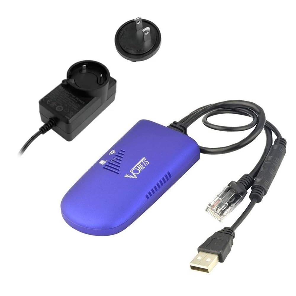 VONETS WiFi Bridge 2.4GHz Wireless Ethernet Bridge Signal Repeater WiFi Hotspot RJ45 to WiFi Convert for DVR, Monitoring, IP Printer, Network Device