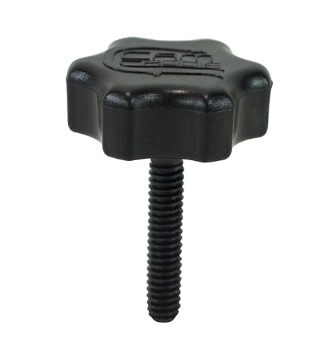 Cam Caddie Scorpion/EX Mounting Knob Accessory Screw with Standard ¼” - 20 Threaded Post/Connector/Tripod Style (Black)