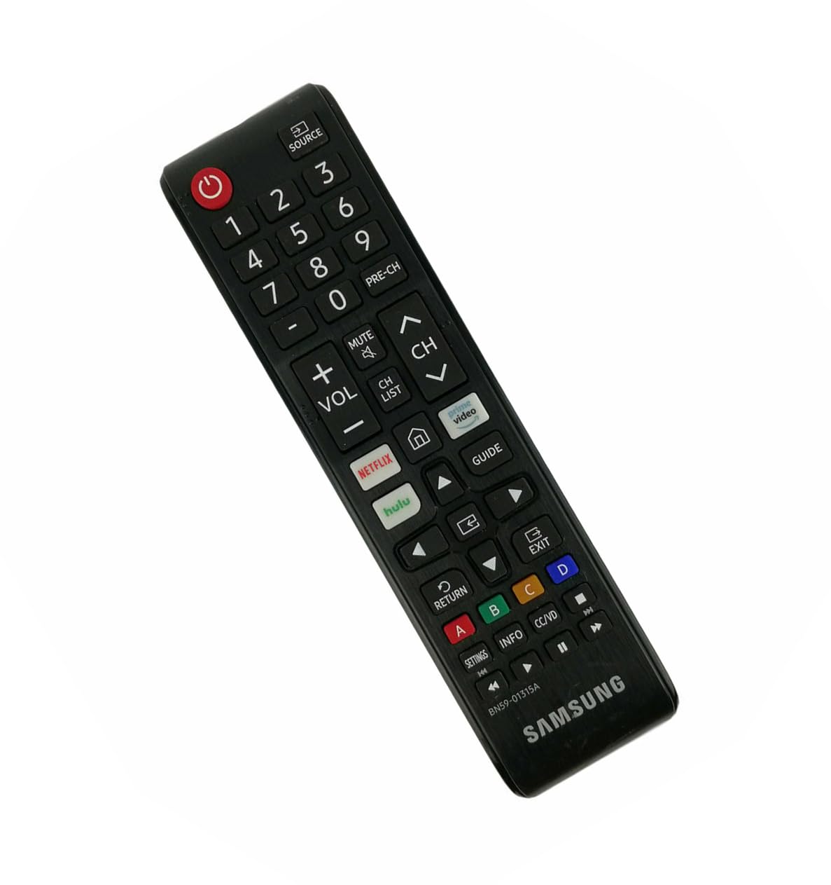 Samsung Remote Control (BN59-01315A) for Select Samsung TVs - Black