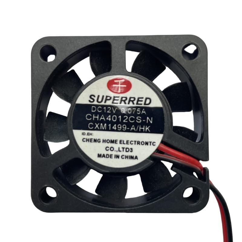 New Cooling Fan CHA4012CS-N DC12V 0.075A Two Wires Cooler 4010