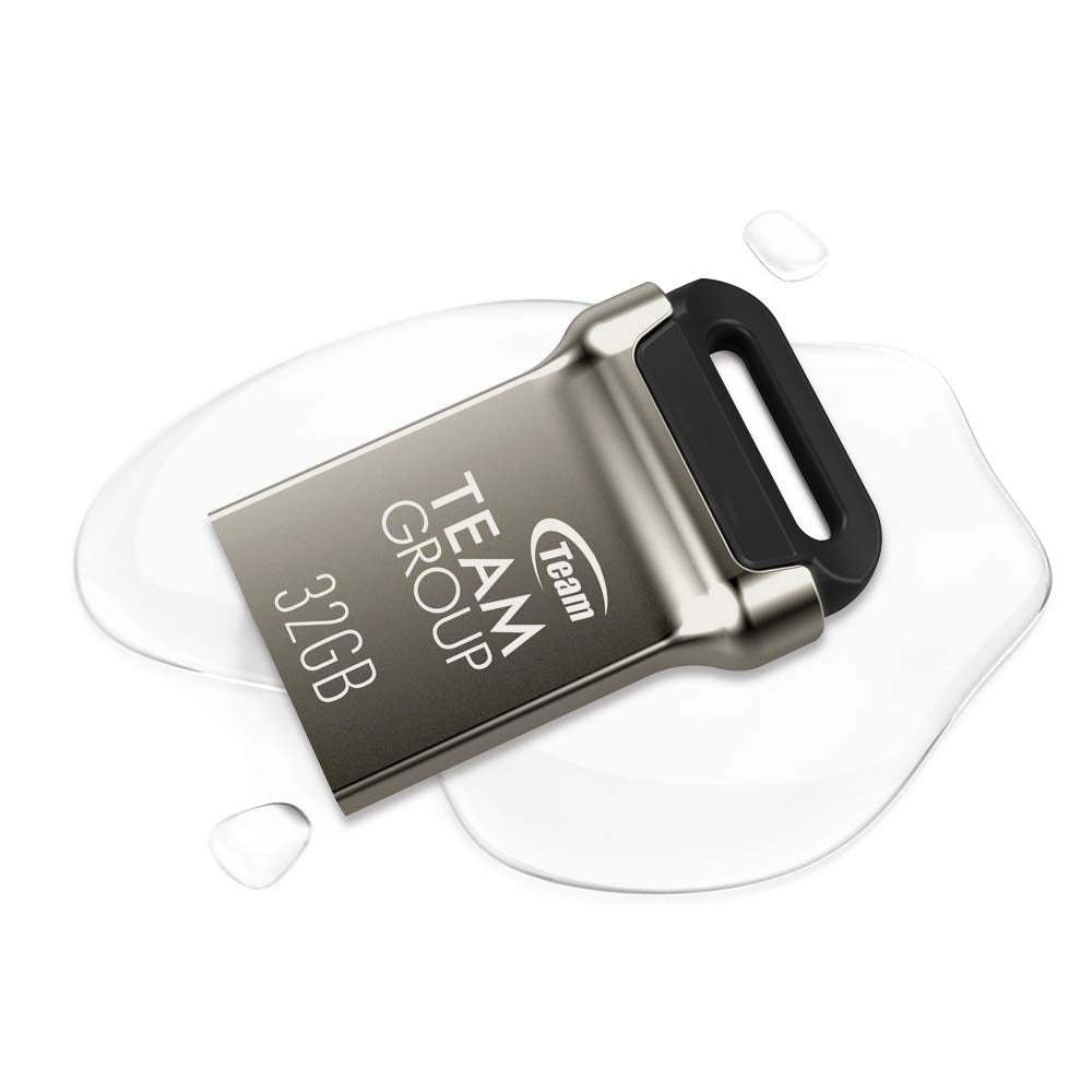 TEAMGROUP C162 256GB USB 3.2 Gen 1 USB 3.1/3.0 Mini Fits Metal Read 140MB/s Flash Thumb Drive External Data Storage Memory Stick Compatible