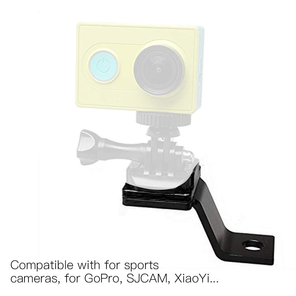 Sports Camera Holder Bracket, Aluminum Motorcycle Rearview Mirror Mount Bracket Holder Accessory for for Xiaoyi Action Cameras