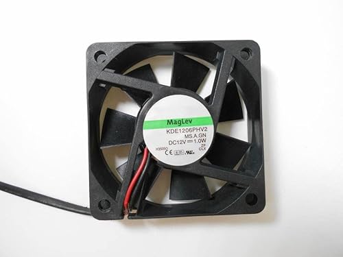 6cm 6015 12V 1.0W KDE1206PHV2 2 Wire Projector Monitor Power Quiet Fan