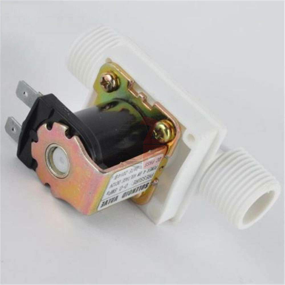 1/2" N/C Magnetic Electric Solenoid Valve Water Air Inlet Flow Switch DC 12V