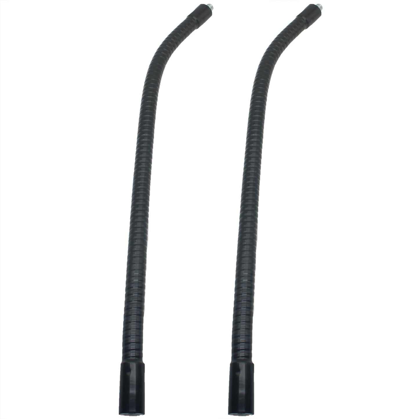 SYCZIOHU 12 Inch Gooseneck Tube Extension Holder 2 Pcs Metal Hose Arm Flexible Microphone Gooseneck Stand for Phone Holder and Action Camera (Thread