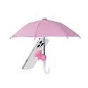 HZZADZXW Cell Phone Umbrella for Sun Shade, Universal Adjustable Stand with Cute Piggy Suction Cup, Outdoor Anti-Reflective Glare Blocking Cell Phone