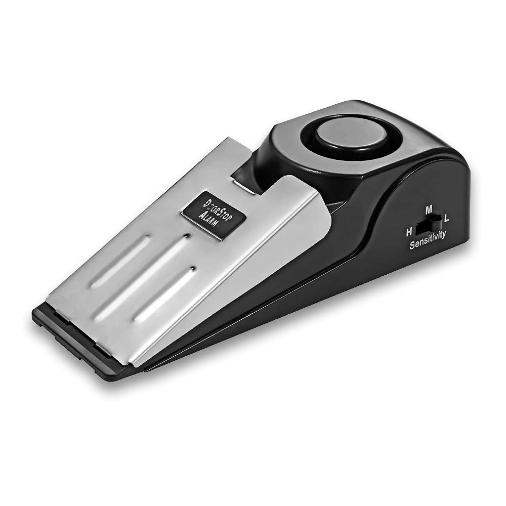 Mengshen Door Stopper Alarm, 120db Loud Anti-Theft Alarm for Home, House, Apartment and Personal Security