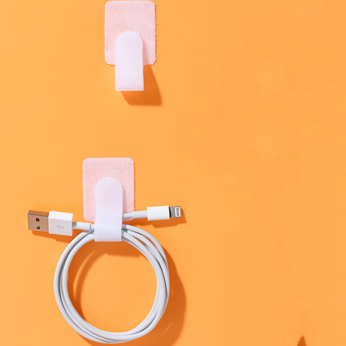 Adhesive Cable Clips Cord Organizer for Desk Organizing Phone Charger Cords Wall Wire Holder for Cables Management Nightstand Bed Home Office 12 Pcs