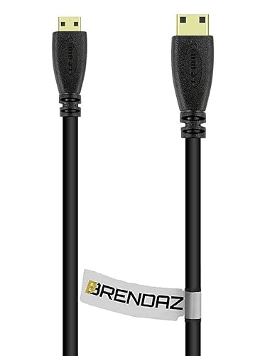 BRENDAZ - Micro HDMI to HDMI Cable, HDMI HDTV with Ethernet Compatible with ASUS Chromebook C201, Flip C100PA Laptop and MeMo Pad FHD 10 ME302C, Smart