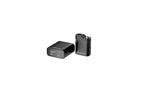 Sennheiser Pro Audio Profile Wireless 1-Channel All-in-One 2.4 GHz Clip-On & Handheld Microphone System | Includes Receiver, Clip-On Microphone