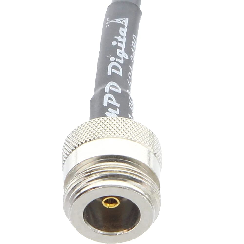 MPD Digital I LMR400 Times Microwave Coaxial Cable I N Female - RPSMA Male Connectors I Low Loss RF Coaxial Cable I CB, Ham Radio, Transmitters