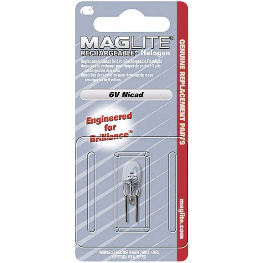 Maglite Replacement Halogen Lamp for MagCharger Flashlight, 1 pk - LR00001