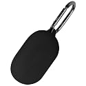 Geiomoo Silicone Case for Beats Solo Buds, Protective Cover with Carabiner (Black)